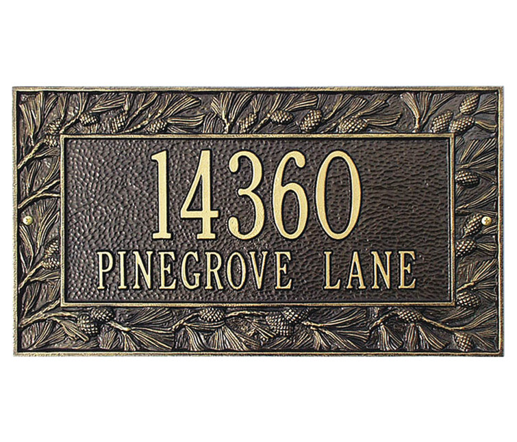 Aazon.co: Whitehall Personalized Lawn Address Plaque - Croswell